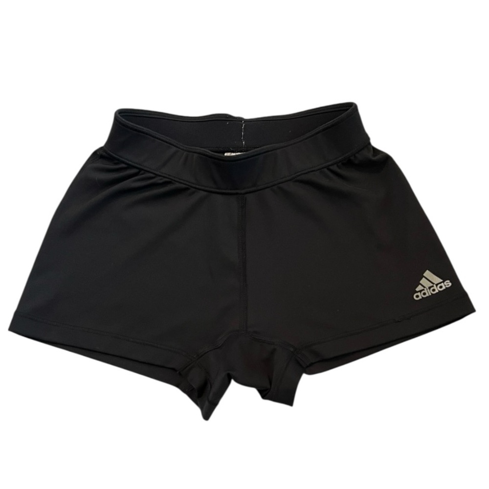 Adidas Black Athletic Shorts Moisture-Wicking Techfit Performance Women’s S GUC